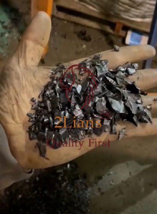 HDPE pipe PE4710  shredded Black scrap