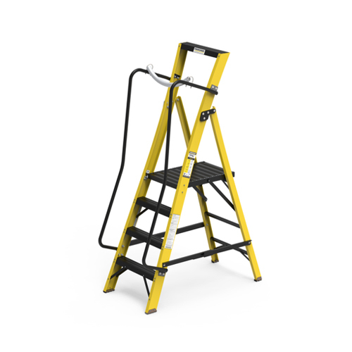 FRP (Fiberglass) Heavy Duty Ladder Y-Access Megastep - Work Platform