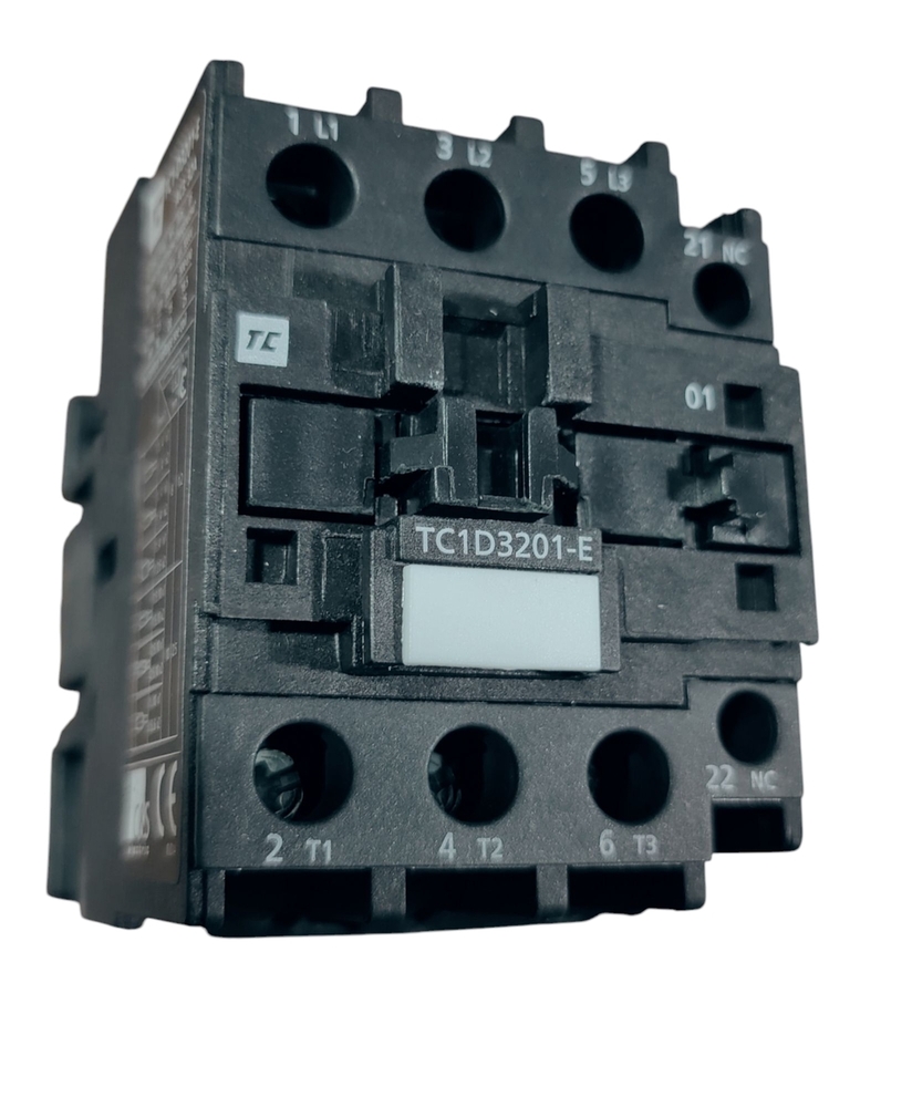 C&s Contactor Tc1d3201em7 - 32a, 415v, 15kw, Coil Voltage 220v, 50/60hz | Single Unit Ac3 Contactor For Industrial Applications