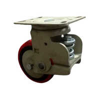 Spring Loaded Caster Wheel - Color: Grey