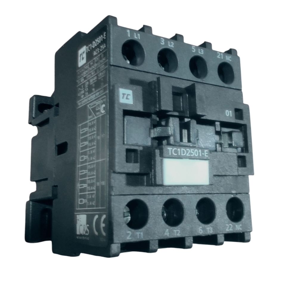 C&s Contactor Tc1d2501e M7 - 415v, 25a, 11kw Coil Voltage: 220v, 50/60hz | Single Unit, Reliable Performance For Industrial Applications