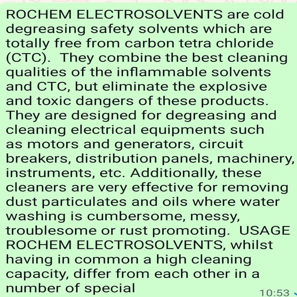 Rochem Electro Solvents