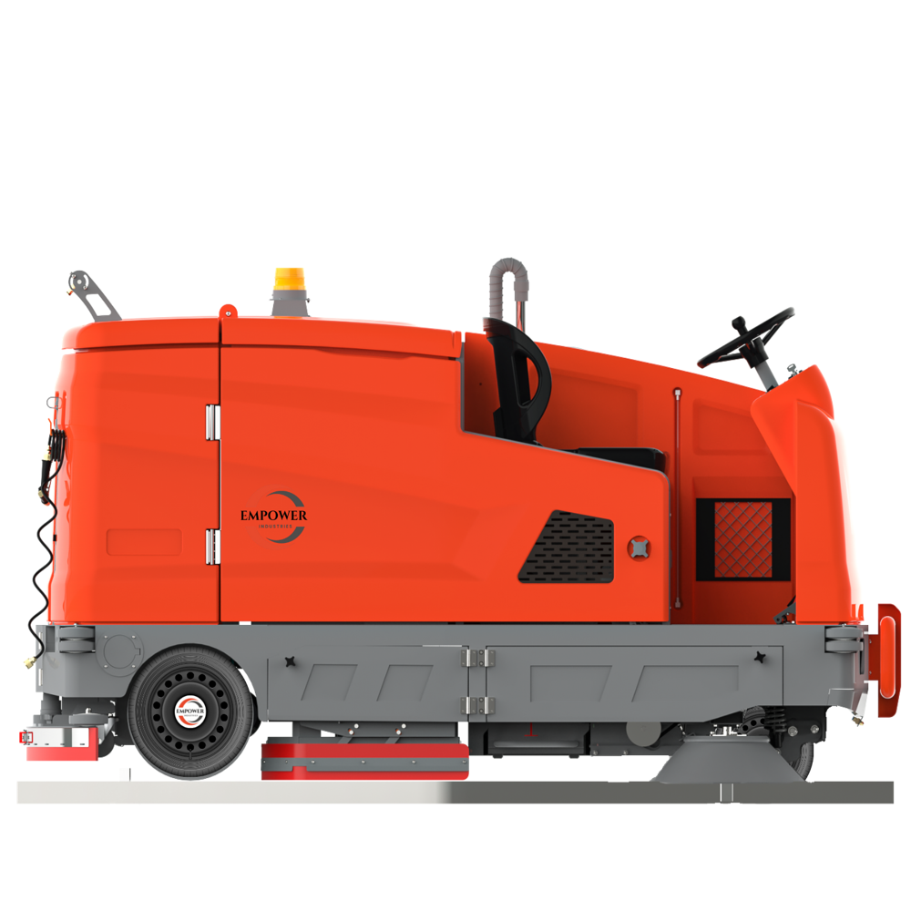 Ride On Scrubber Cum Sweeper