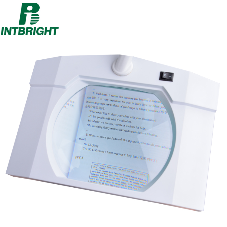 Lash Furniture Magnifying Lens Glass Lens Magnifier Led Lamp - Color: Different Available