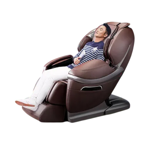 3D Heating Full Body Zero Gravity Luxury Massage Chair (Dark Brown-Roboqueen)