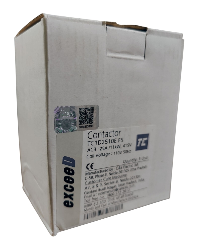 C&s Contactor Tc1d2510e F5