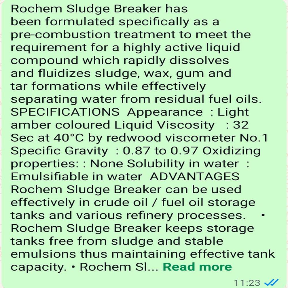 Rochem Sludge Breaker