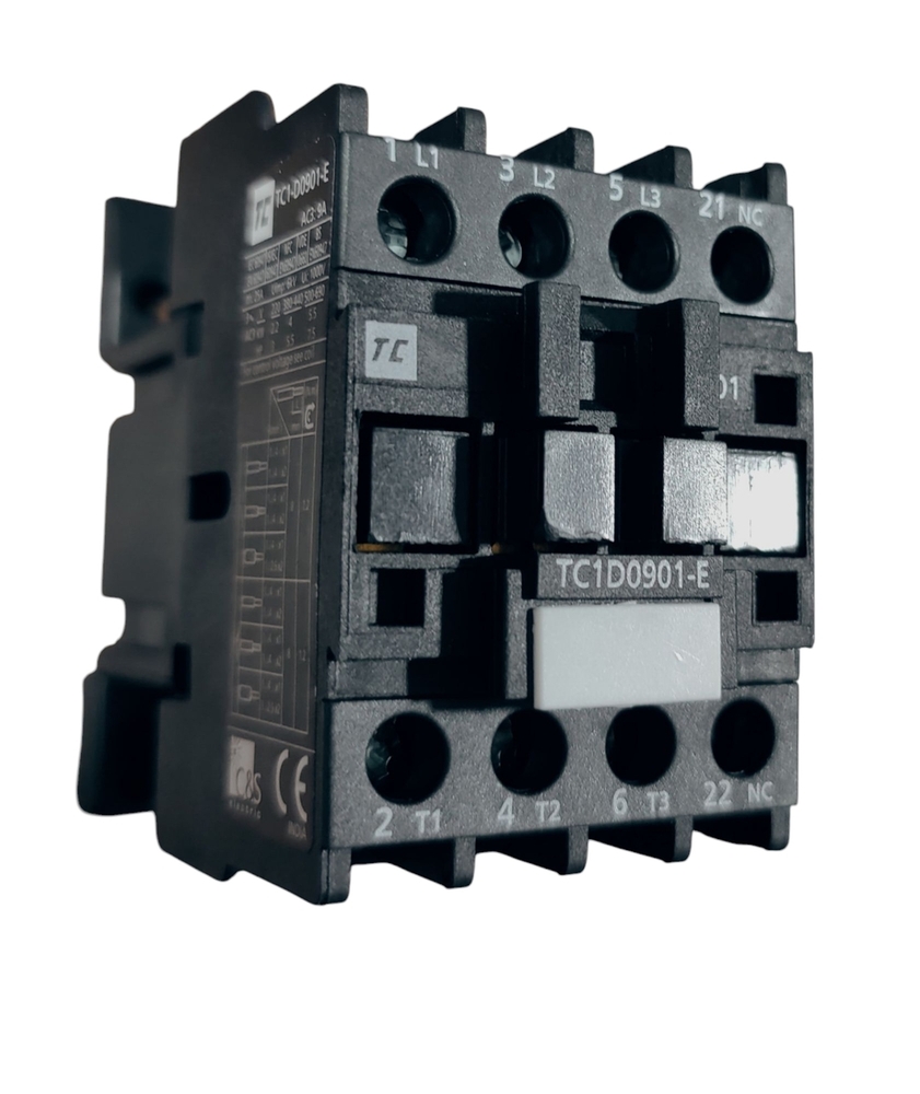 C&s Contactor Tc1d0901eb5 - 415v, 9a, 24v Coil Voltage, Ac3 Rated, 4kw Power Capacity | Durable Electrical Control Solution