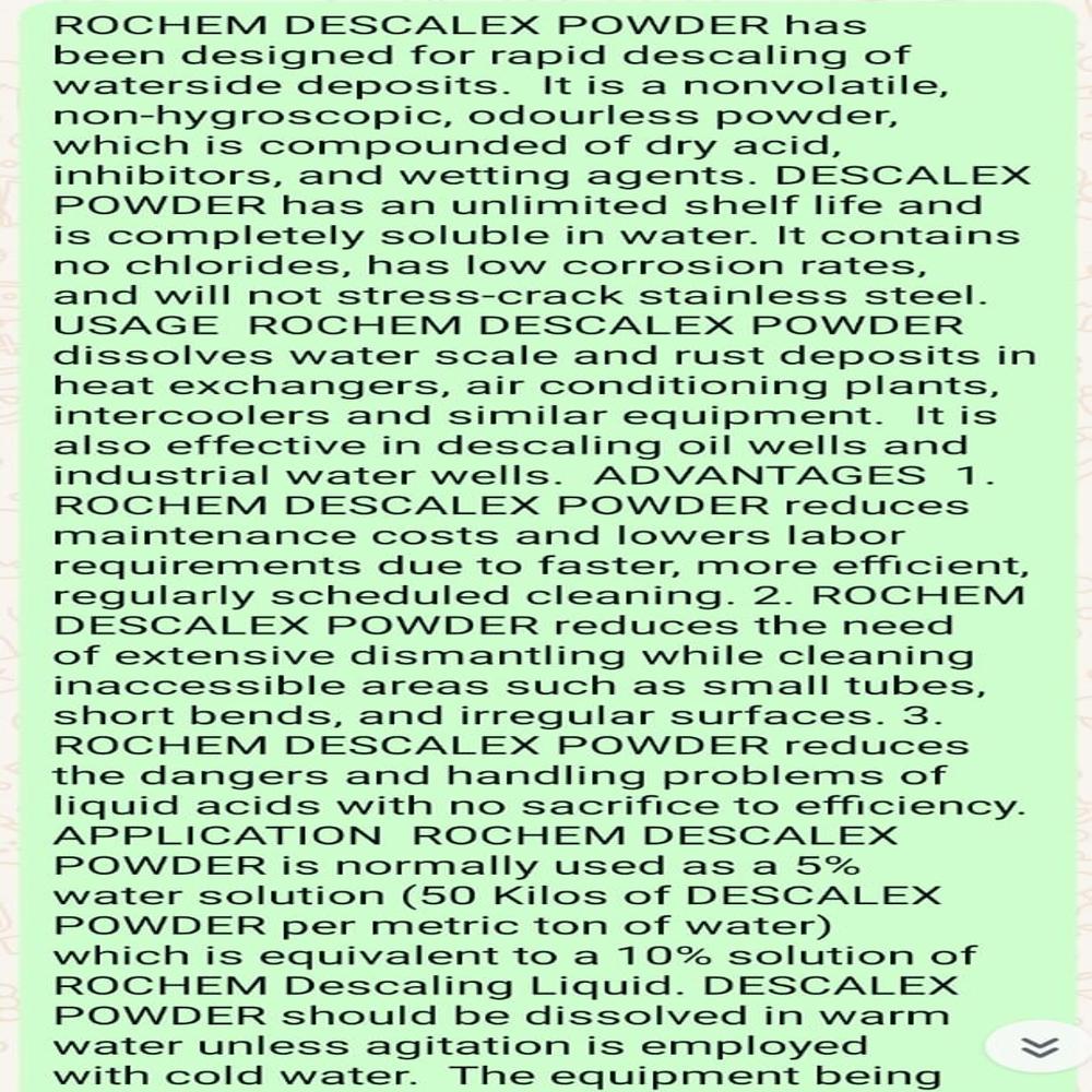 Rochem Descalex Powder
