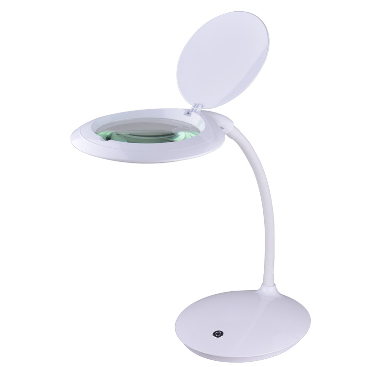 Portable Desk Magnifying Lamp With Led Lighting