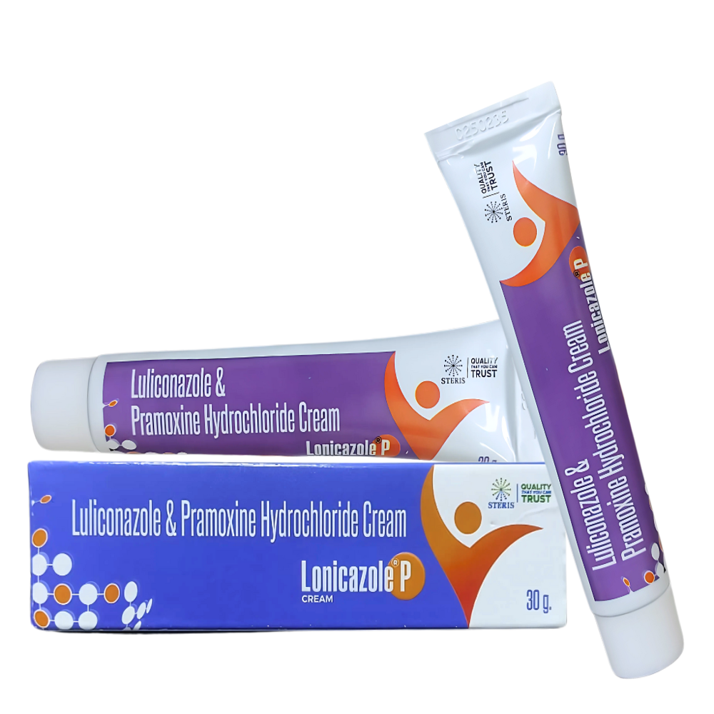 luliconazole cream 1 w/w, Pramoxine Hydrochloride 1% w/w