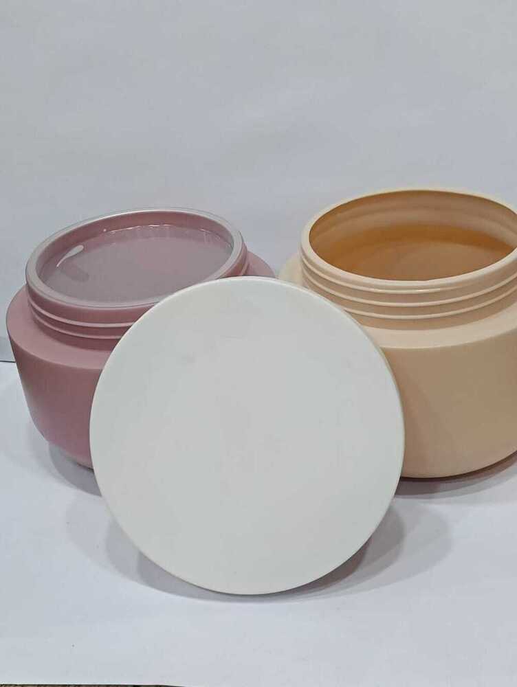Hdpe 400ml Cosmetic Jar With T-cap - Hdpe Material, 400ml Capacity | Durable And Chemical-resistant Design For Cream Packaging