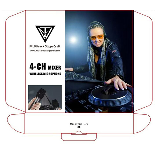4-Channel Mixer With Microphone (MT-4CH)