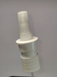 18MM VERTICAL NASAL SPRAYER PUMP WHITE