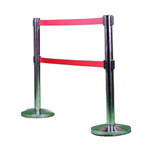 डबल टेप बैरिकेड स्टैंड