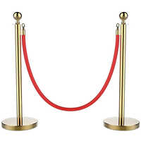 Eco Stanchion Post - Color: Silver