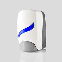 Foam Soap Dispenser - High-quality Plastic , Standard Size, Elegant White Finish, Wall-mounted Design For Bathrooms