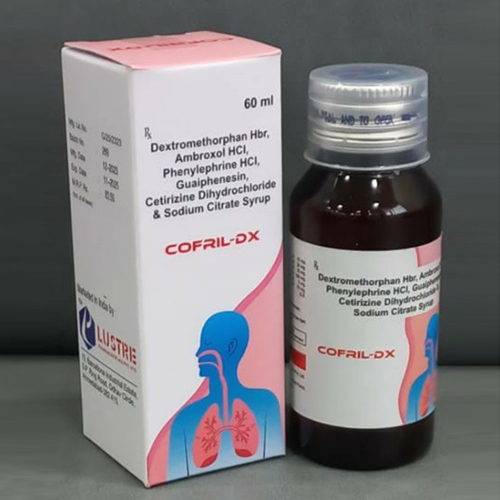 Dextromethorphan Hbr Ambroxol Hcl Phenylephrine Hcl Guaiphenesin Cetirizine Dihydrochloride And Sodium Citrate Syrup 60 Ml - Drug Type: General Medicines