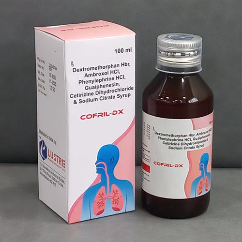 Dextromethorphan Hbr Ambroxol Hcl Phenylephrine Hcl Guaiphenesin Cetirizine Dihydrochloride And Sodium Citrate Syrup 100Ml - Storage Instructions: Dry Place