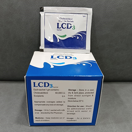 Cholecalciferol Granules Sachets - Drug Type: General Medicines