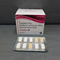 Teneligliptin 20mg And Metformin Hydrochloride 500mg Extended Release Tablets