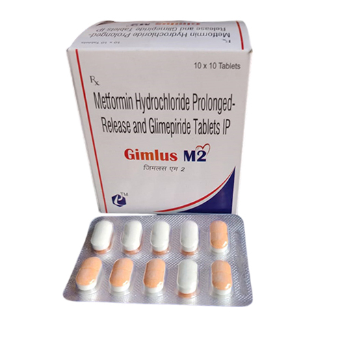 Metformin Hydrochloride Prolonged-Release And Glimepiride Tablets IP M2