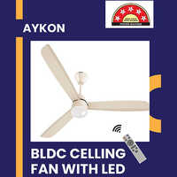 BLDC FAN WITH LED  ALUMINIUM WITH REMOTE