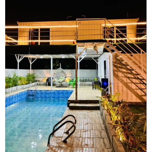 2Bhk Prefabricated Farm House - Color: Brown