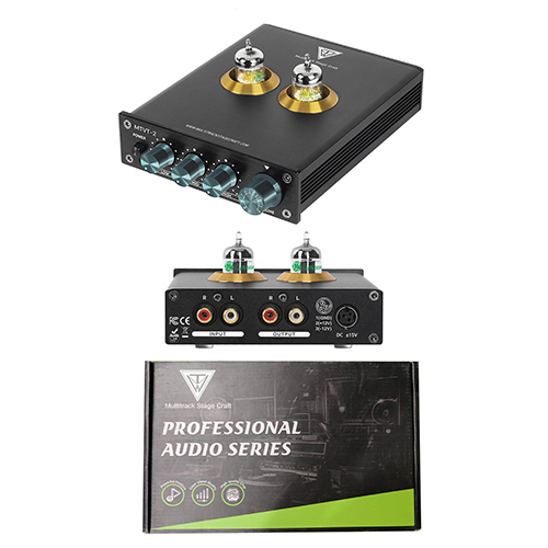Electronic Bile Tube Audio Amplifier - Color: Black