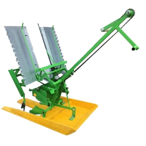 2 Row Rice Transplanter -Manual Walking Type (Wooden model)