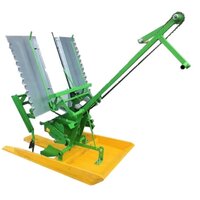 2 Row Rice Transplanter -Manual Walking Type (Wooden model)