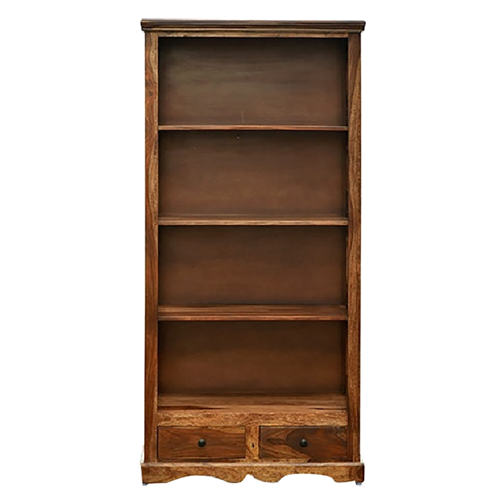 Royaloak Hilton Sheesham Wooden Book Shelf With Drawers And Knob Holders - Bs20151004 - Assembly: Carpenter Assembly