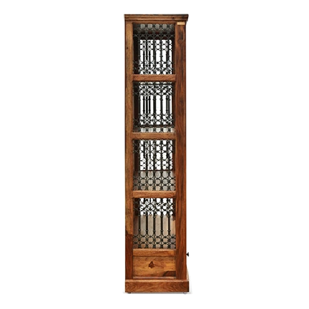 Royaloak Hilton Sheesham Wooden Book Shelf With Drawers And Knob Holders - Bs20151004 - Assembly: Carpenter Assembly