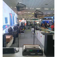 Uhf Rf Antenna - Led Wall Screen - Speaker - Stage Monitor Set - Color: Black