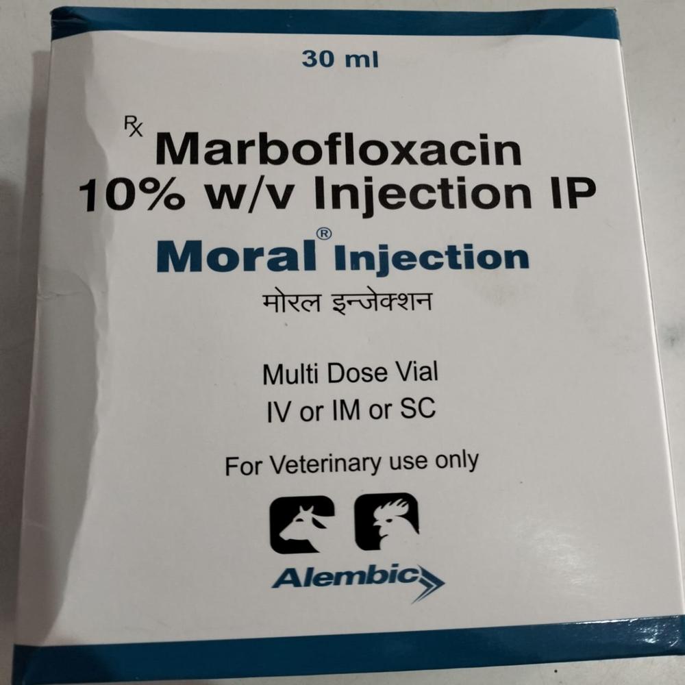 Moral Marbofloxacin Injection IP 