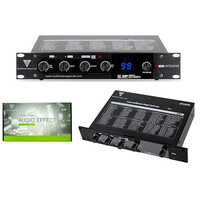 Digital Multi Effect Reverb - Delay Processor (mtdsp-99) - Color: Black