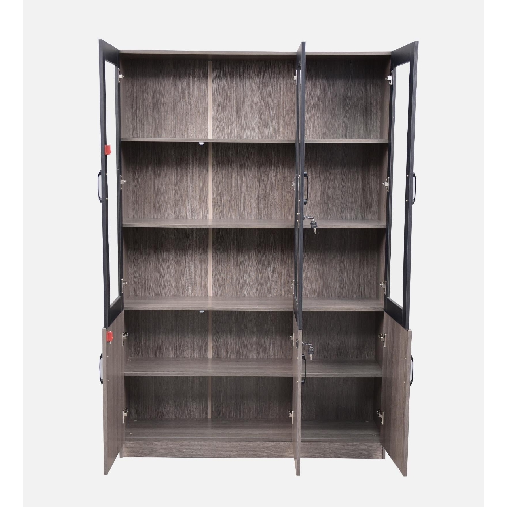 Royaloak Tivoli Book Shelf 3 Door | Hdf With Melamine Finish - Bs2122 - Assembly: Carpenter Assembly