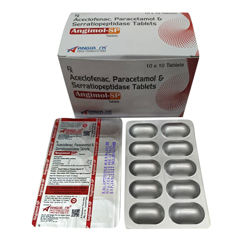 Aceclofenac Paracetamol And Serratiopeptidase Tablets