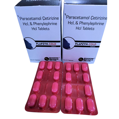 Paracetamol Cetirizine Hcl And Phenylephrine Hcl Tablets - Storage Instructions: Cool & Dry Place