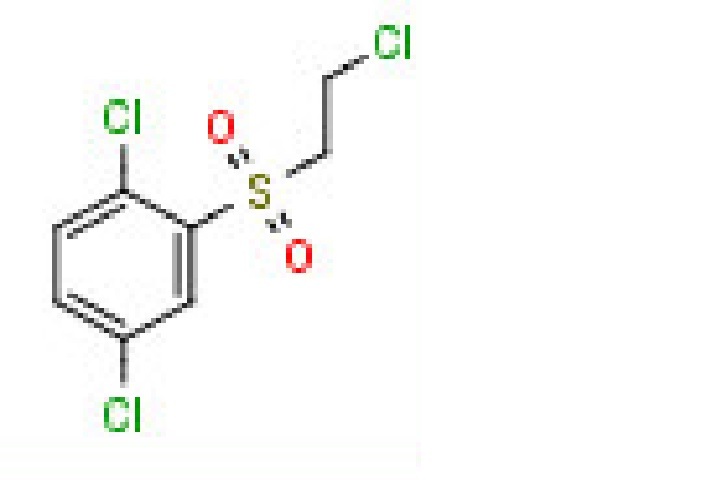 1,4-Dichloro-2-[(2-chloroethane)sulfonyl] benzene