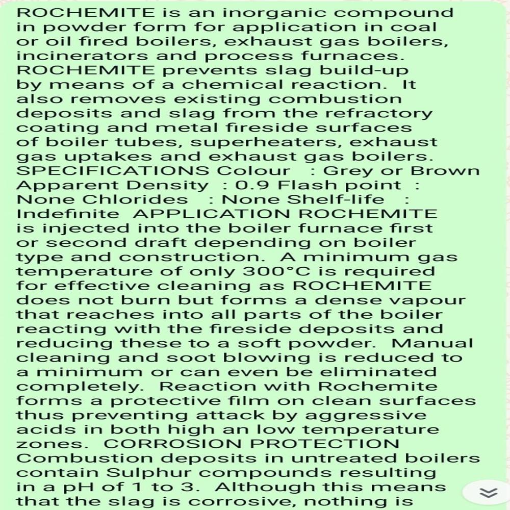 Rochemite Soot Release Powder & Sticks