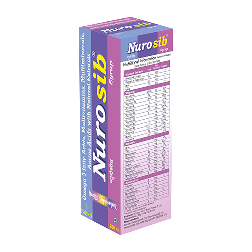 200ml Omega 3 Fatty Acid Multivitamins Multiminerals Amino Acid With Natural Extracts