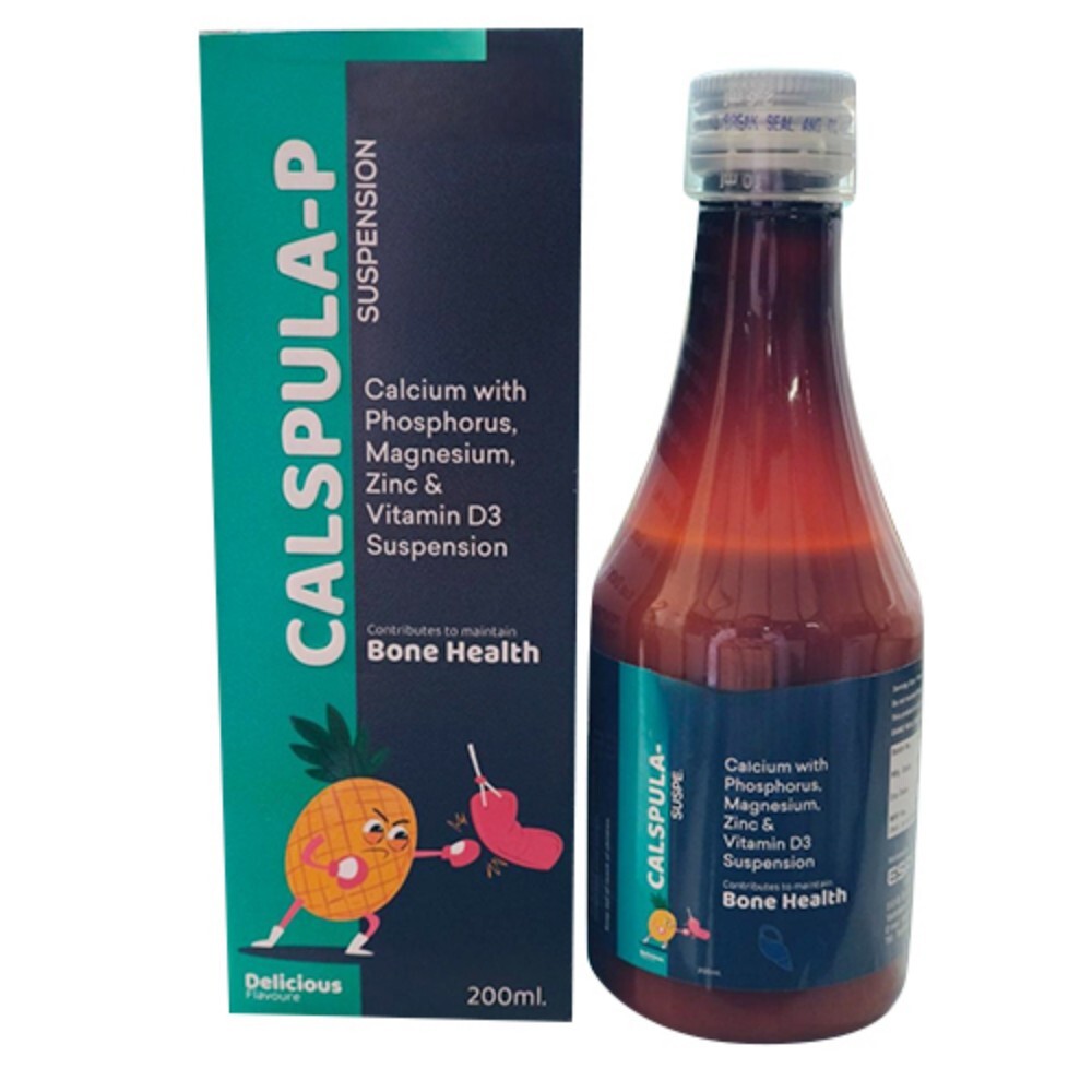 200Ml Calcium With Phosphorus Magnesium Zinc And Vitamin D3 Suspension - Physical Form: Liquid