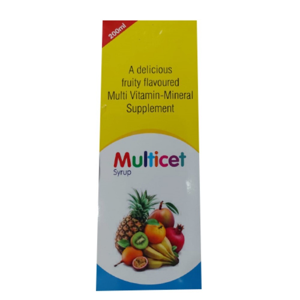 200Ml Delicious Fruity Flavoured Multi Vitamin Mineral Supplement Syrup - Drug Type: General Medicines