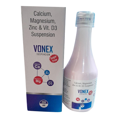 200ml Calcium Magnesium Zinc And Vitamin D3 Suspension