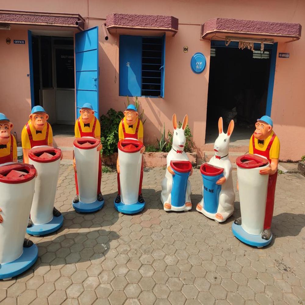 Monkey Animal Shape Dustbin