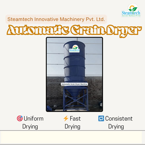 Automatic Grain Dryer - Capacity: 300-500 Kg/Hr