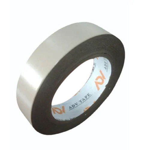 Light Brown Double Sided Tissue Tape - Tape Length: 20 Meter (M)