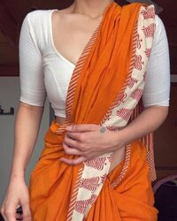 pure cotton summer saree