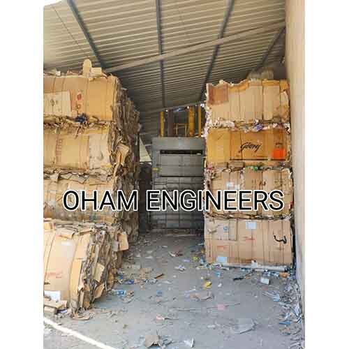 Paper Scrap Baling Machine - Color: Grey